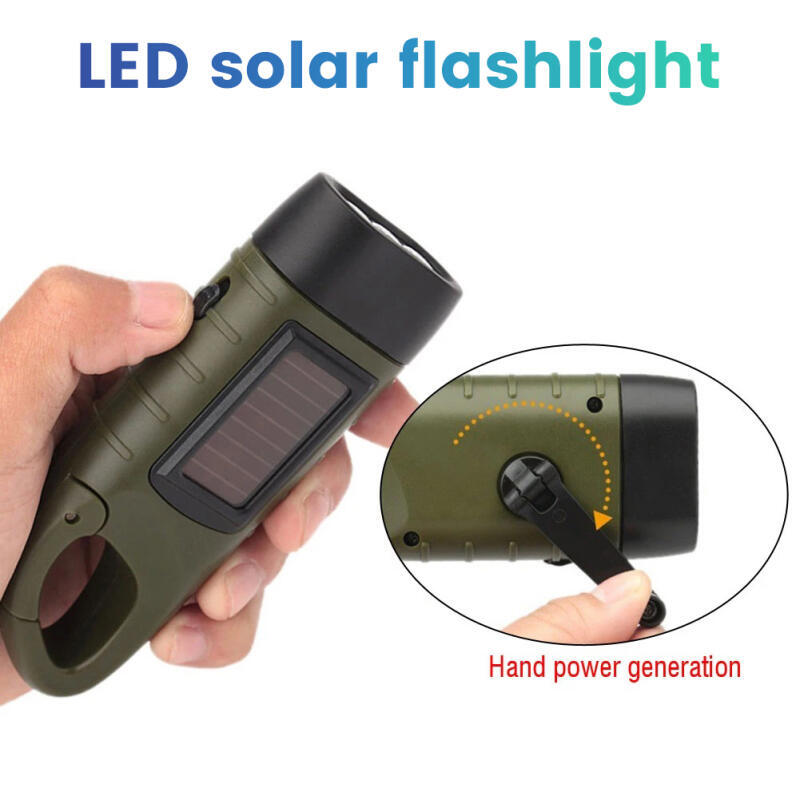 Fishing Boat Navigation Light - El Kranklı Güneş Enerjili Şarj Edilebilir
