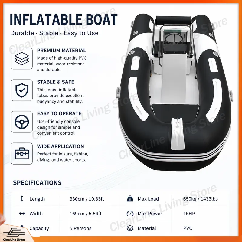 3.6M Şişme Bot Fiberglas Hyper - Fishing Boat Fiberglass incelemesi ve fiyatı
